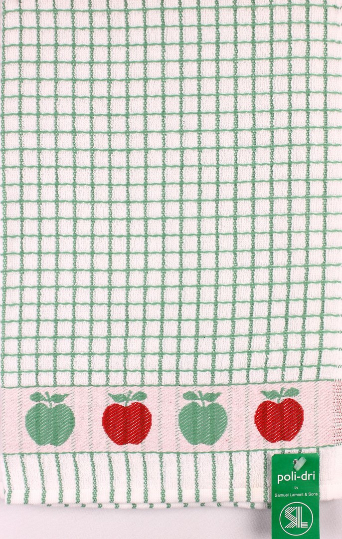 Samuel Lamont Poli Dri Green Apple  tea towel Code:TT-706JAPPLE (NEXT DELIVERY APRIL 2021) image 0